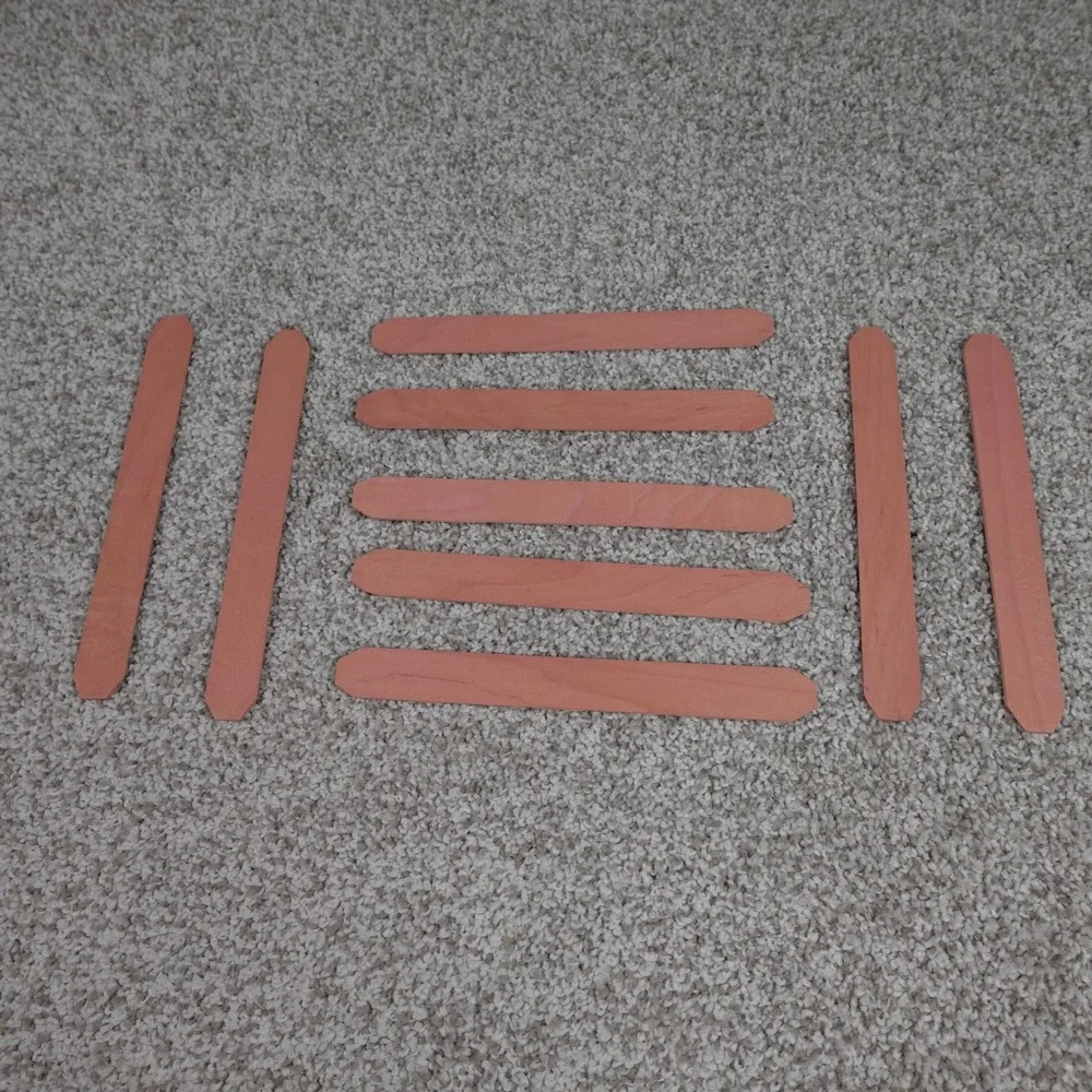 Longaberger American Cancer Society Horizon of Hope Pink Basket Splints Set of 9